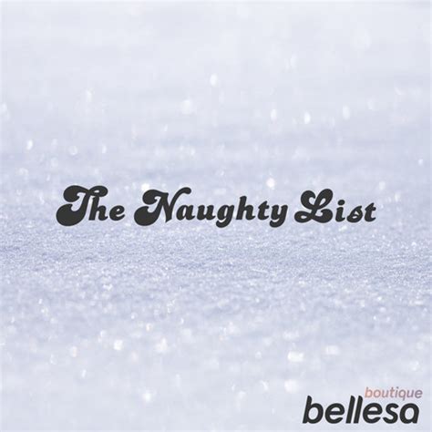 bellesa boutique|Join the Naughty List .